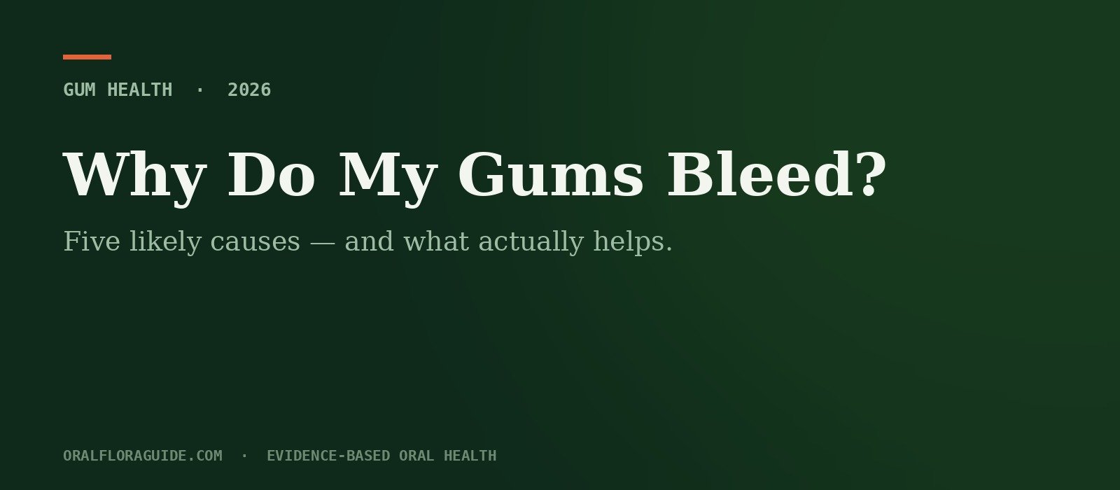 Why do my gums bleed