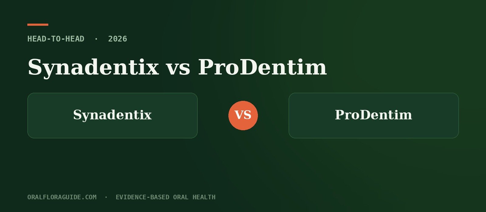 Synadentix vs ProDentim 2026